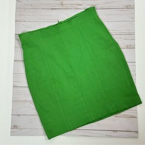 ANN TAYLOR spring green pencil skirt - size 2